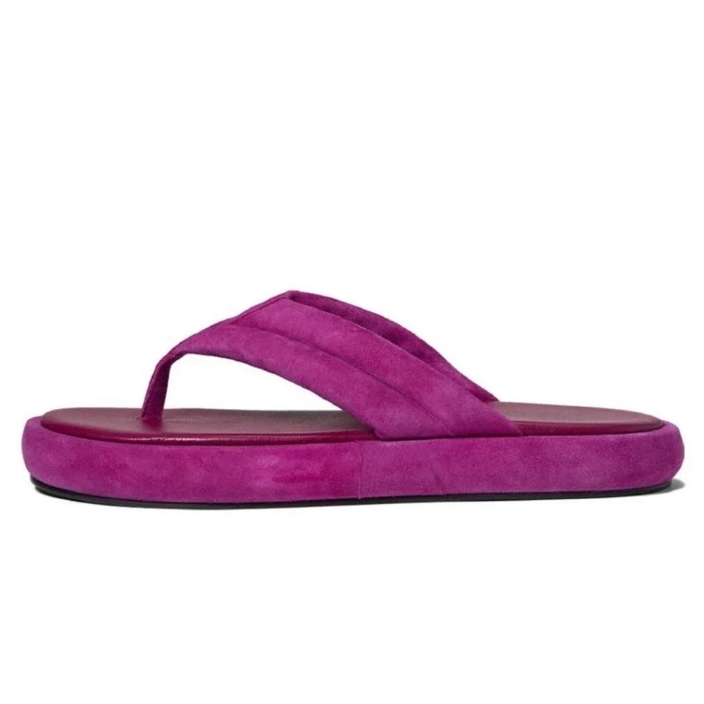 Free People Wonderland flatform thong sandals in Verbena Size 38 /‎ US 8